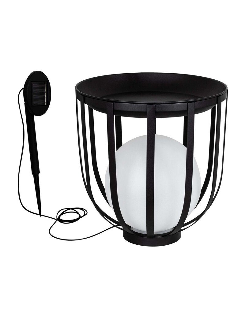 Tisch Beistelltisch mit Solar LED Kugellampe 70486