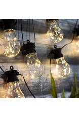 Solar LED Lichterkette mit 8 Kunststoff Glühbirnen 70499