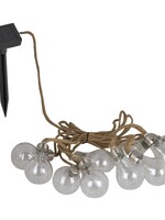 Solar LED Lichterkette mit 10 Kunststoff Glühbirnen 70515
