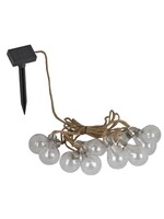 Solar LED Lichterkette mit 10 Kunststoff Glühbirnen 70515