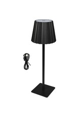 LED Tischleuchte Alu dimmbar wiederaufladbar Touchfunktion 38 cm 14433