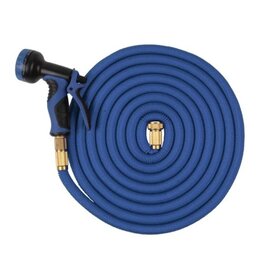 Gartenschlauch flexibel 5-15m mit Sprühkopf und Anschlüssen TW30