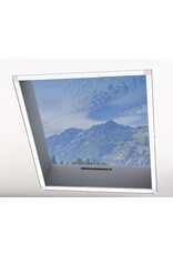 Teleskop Dachfenster Fliegengitter 110x160cm weiss 102200201-VH