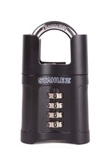 Fahrradkette gehärtet 8x900mm mit Vorhängeschloss Zahlencode 424511445