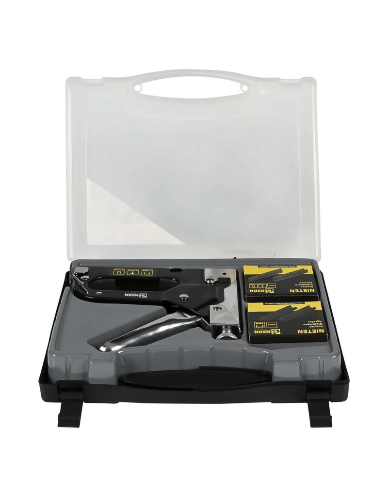 HÖFFTECH 010163 Handtacker Schnellnagler 601tlg im Koffer 4-14mm