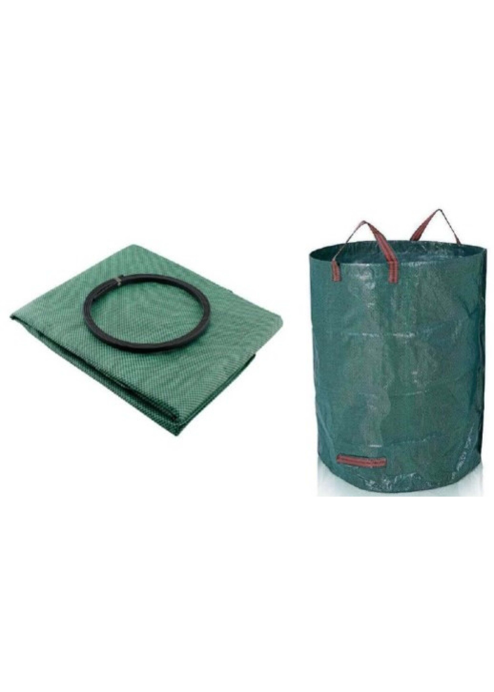 Laubsack Gartenabfallsack rund mit Kunststoffring 272 Ltr 2726
