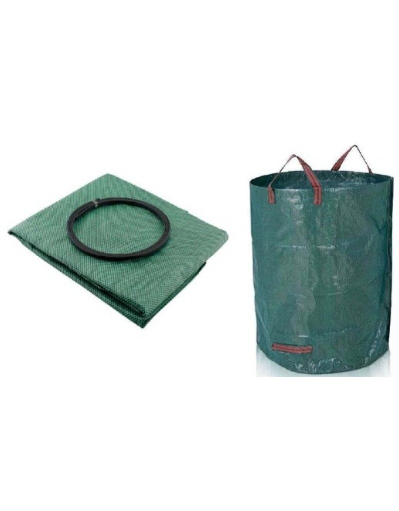 Laubsack Gartenabfallsack rund mit Kunststoffring 272 Ltr 2726