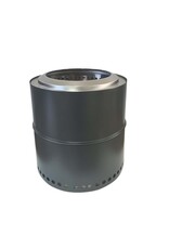 Feuerstelle Feuerschale Edelstahl anthrazit raucharm Höhe 36cm 2741-02