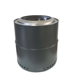 Feuerstelle Feuerschale Edelstahl anthrazit raucharm Höhe 36cm 2741-02