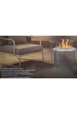 Feuerstelle Feuerschale Edelstahl anthrazit raucharm Höhe 36cm 2741-02