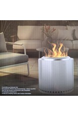 Feuerstelle Feuerschale Feuerring Edelstahl raucharm Höhe 28cm 2742-01