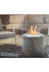 Feuerstelle Feuerschale Feuerring Edelstahl anthrazit raucharm Höhe 28cm 2742-02