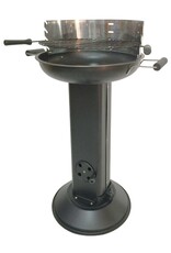 Rundgrill Säulengrill rund schwarz 2749