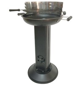 Rundgrill Säulengrill rund schwarz 2749