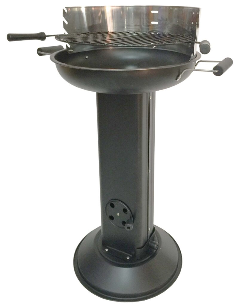 Rundgrill Säulengrill rund schwarz 2749