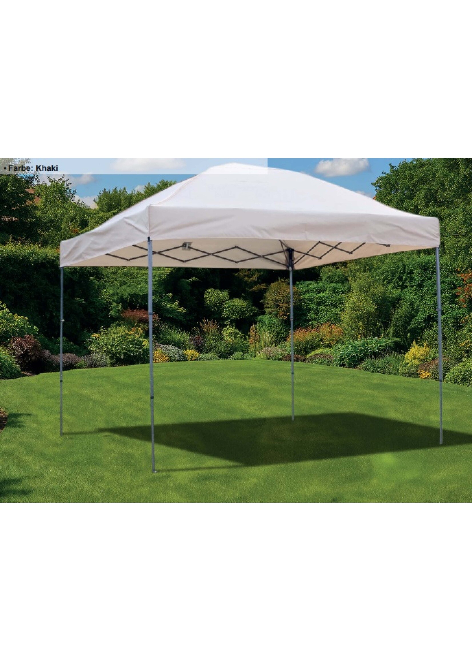 Kompakt Pavillon Faltpavillon 3x3 m khaki 2770