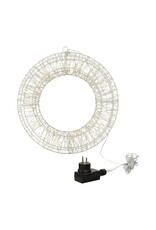 LED Deko Leuchtkranz Lichterkranz mit 960 warmweissen LEDs 76931