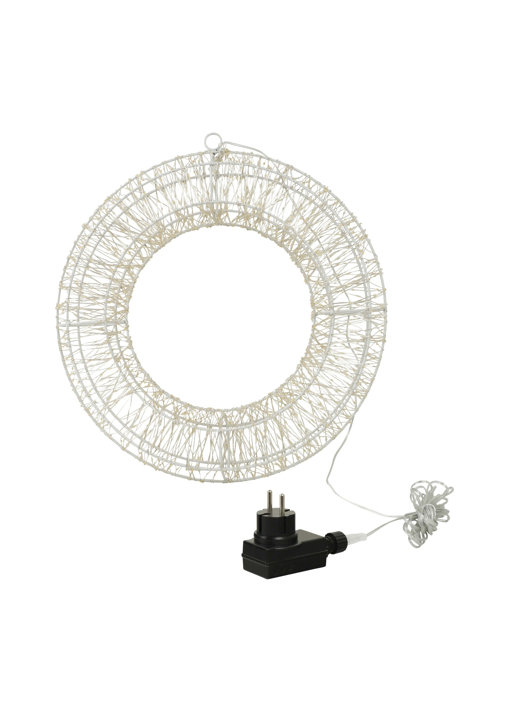 LED Deko Leuchtkranz Lichterkranz mit 960 warmweissen LEDs 76931