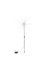LED Gartenstecker Polar Stern kaltweiss Batteriebetrieb Timer Höhe 95cm 76477