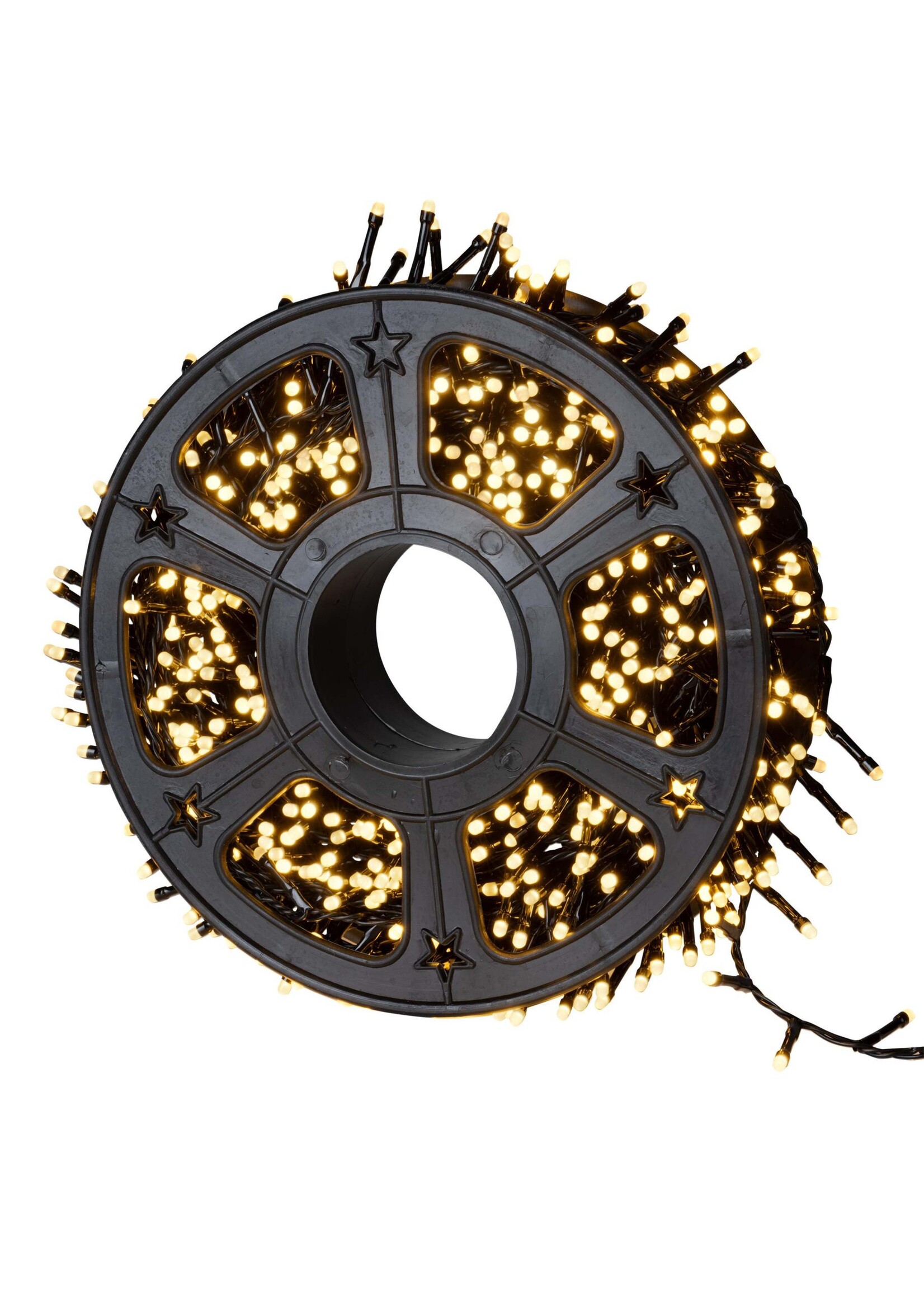 LED Lichterkette 1000 Lichter auf Kabelrolle warmweisse LEDs 23m aussen 76634