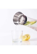 Wasserkaraffe aus Glas 1,2 Liter mit Ausgießer 13087