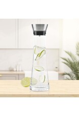 Wasserkaraffe aus Glas 1,2 Liter mit Ausgießer 13087