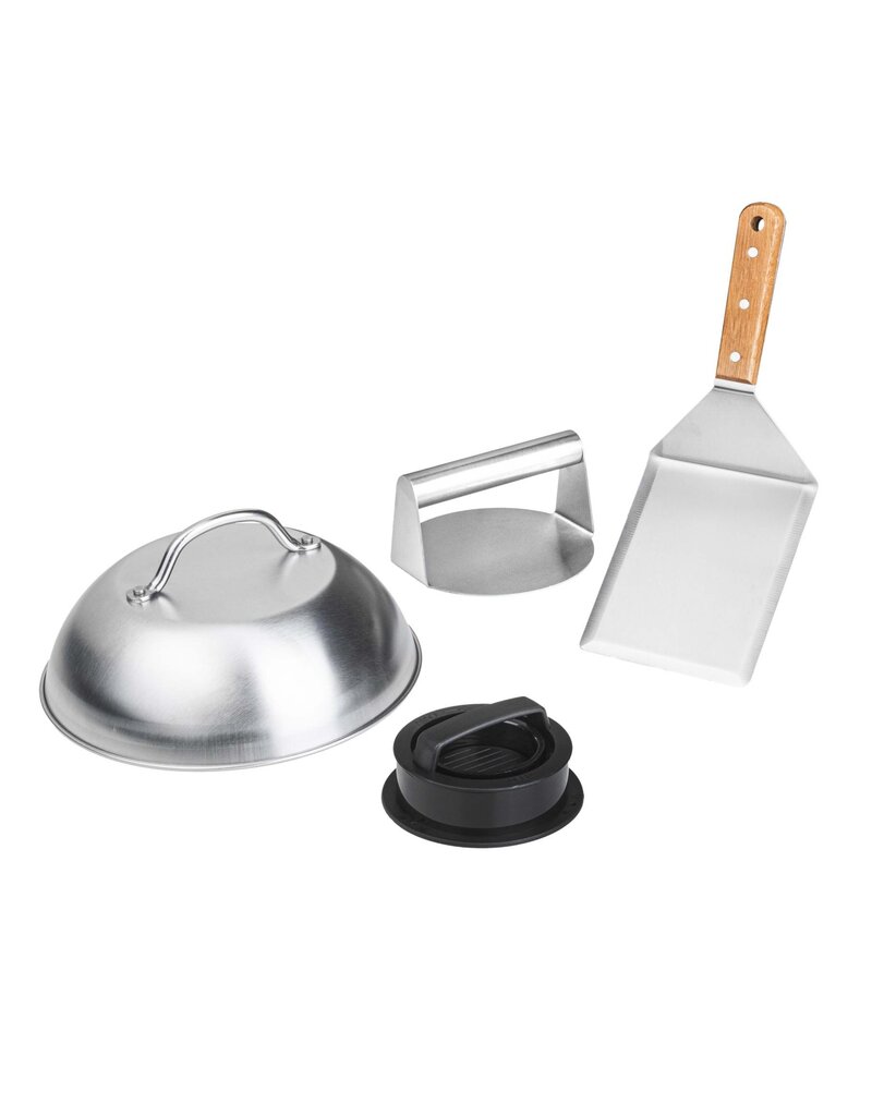 Burger Maker Set mit Haube Wender und Presse 60363