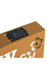 Solar LED Wandbeleuchtung WELCOME aus Metall Höhe 61,5cm 70552