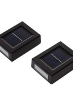 LED Solar Wandeuchten 2er Set je 10x7,5cm 70558