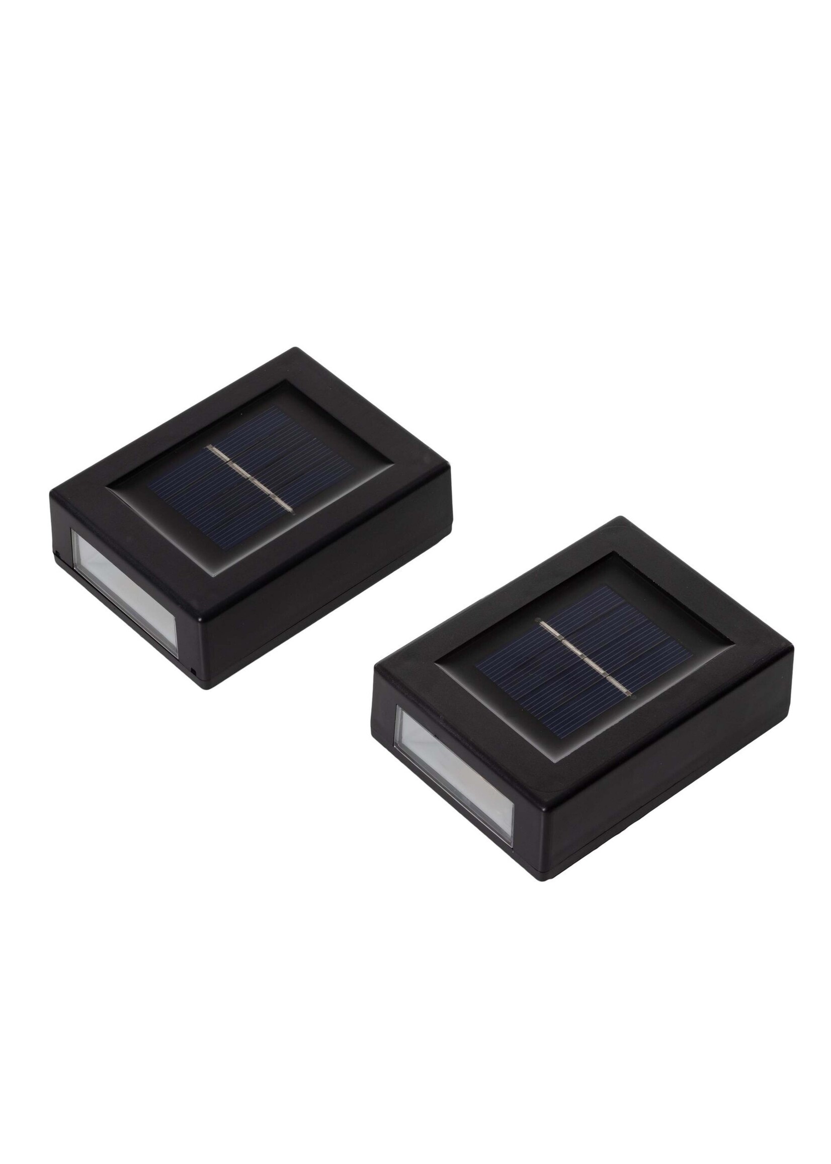 LED Solar Wandeuchten 2er Set je 10x7,5cm 70558
