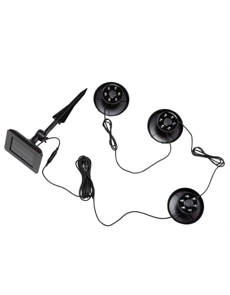 LED Solar Gartenteich Strahler Set Unterwasserbeleuchtung 70559
