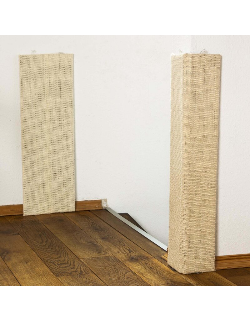 Katzenkratzbrett Katzen Kratzbrett aus Natursisal 80x28cm beige 49060
