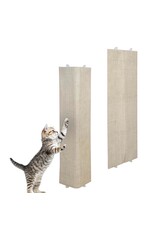 Katzenkratzbrett Katzen Kratzbrett aus Natursisal 80x28cm beige 49060