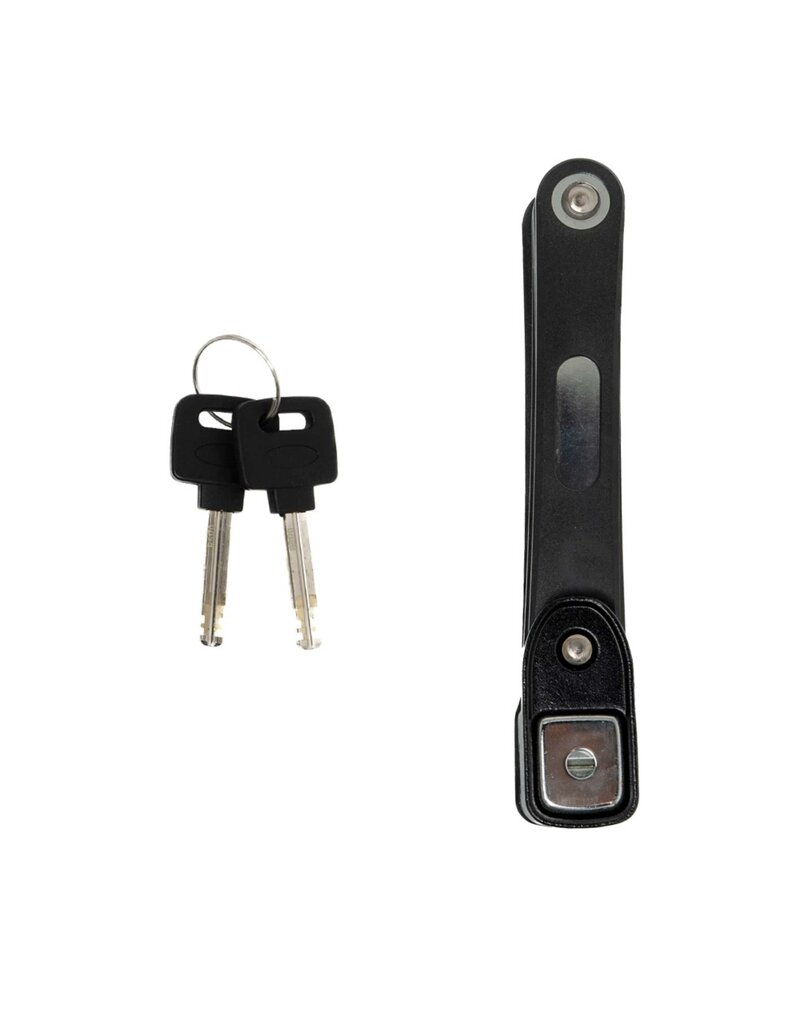 Stahlex Fahrrad Faltschloss 85 cm mit Halterung 15089