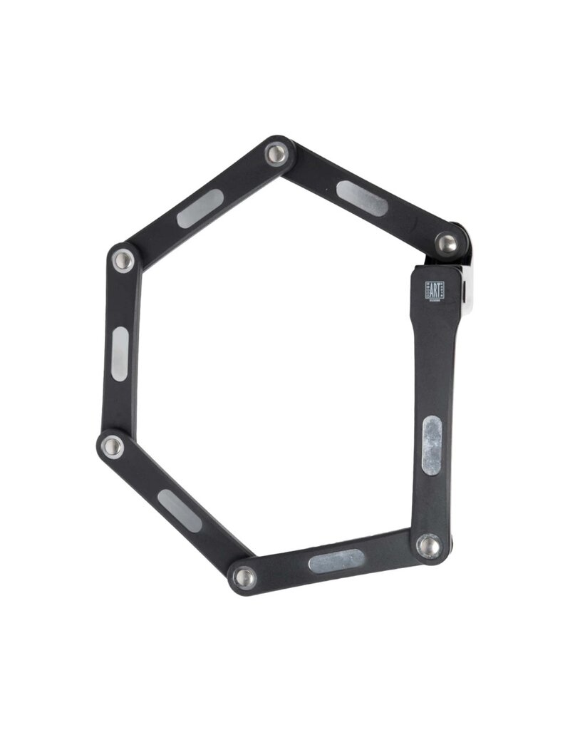 Stahlex Fahrrad Faltschloss 85 cm mit Halterung 15089