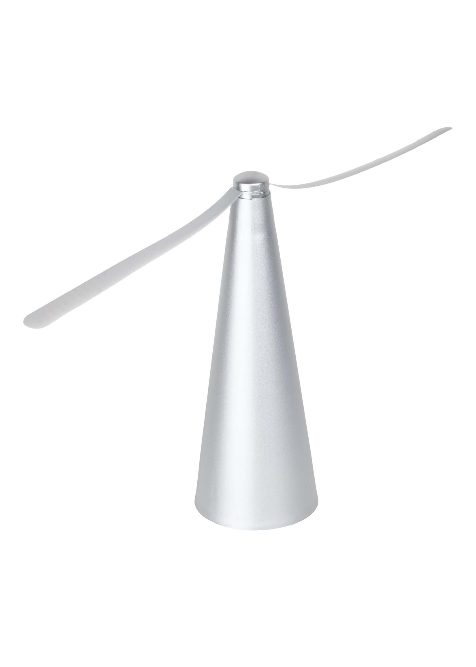 Insekten Ventilator mit 2 Flügeln silber Batteriebetrieb 61513