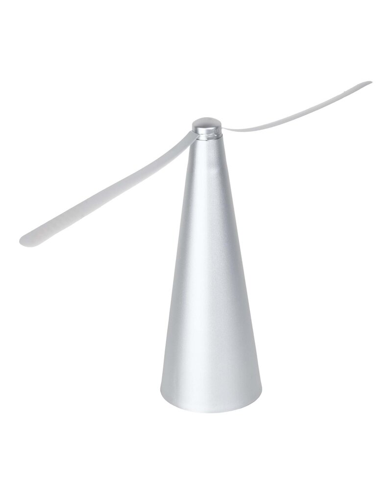 Insekten Ventilator mit 2 Flügeln silber Batteriebetrieb 61513