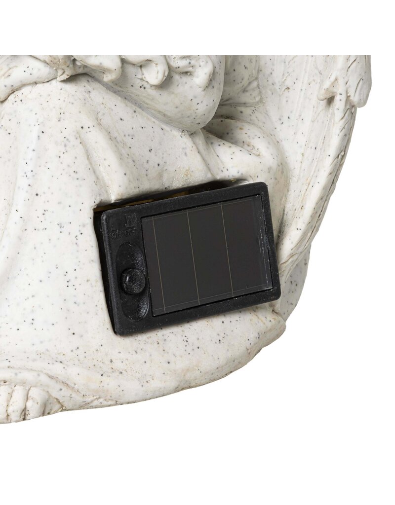 Solar Engel mit beleuchtetem Vogel 70138