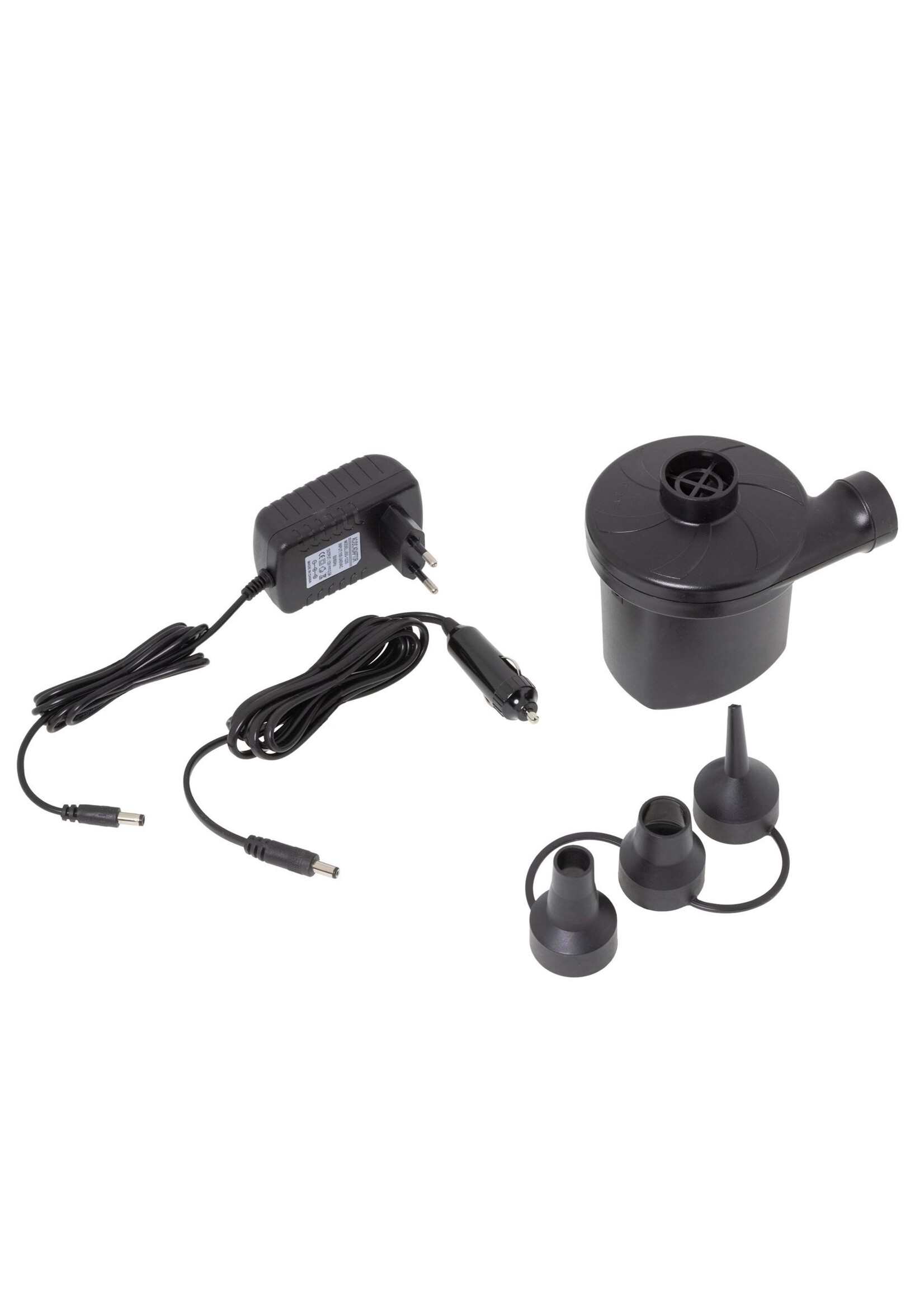 Elektrische Luftpumpe 12V und 230V für Luftmatrazen Schlauchboote 62566