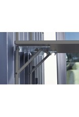 Balkonhängetisch anthrazit klappbar 60x40cm 60381