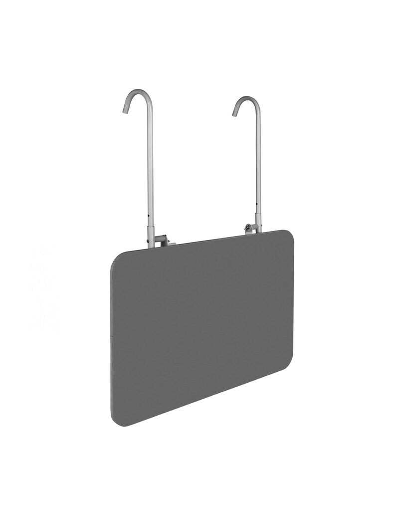 Balkonhängetisch anthrazit klappbar 60x40cm 60381