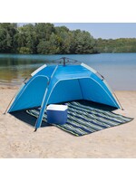 Strandmuschel mit Seilzugtechnik 200x120x100cm 62274