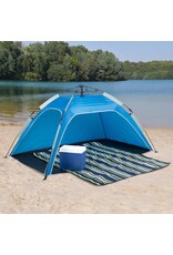 Strandmuschel mit Seilzugtechnik 200x120x100cm 62274