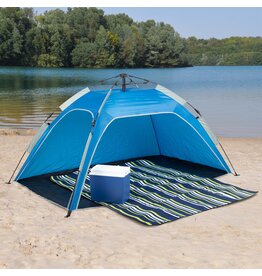 Strandmuschel mit Seilzugtechnik 200x120x100cm 62274