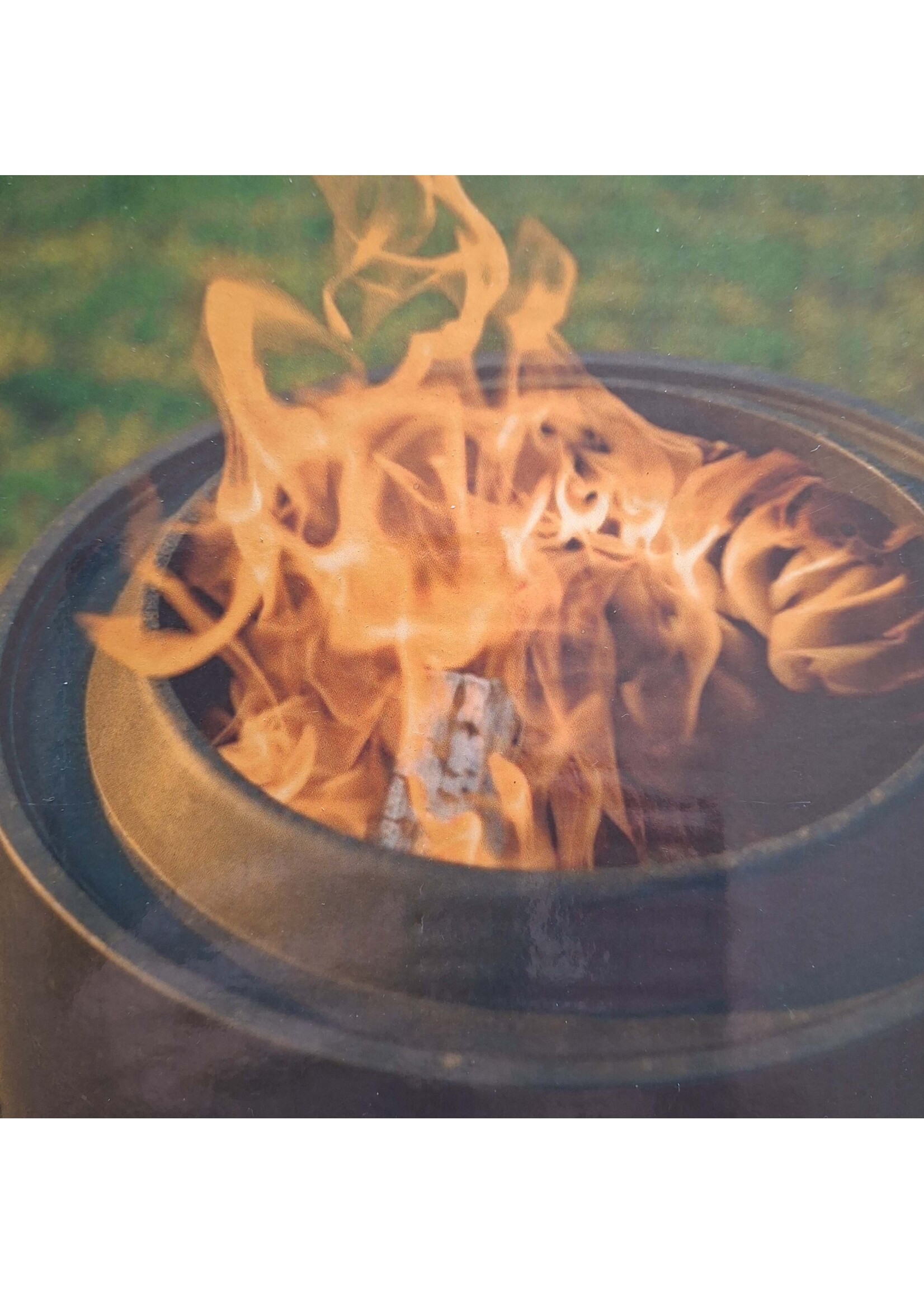 Feuerfass schwarz doppelwandig raucharm D58xH74cm 2781