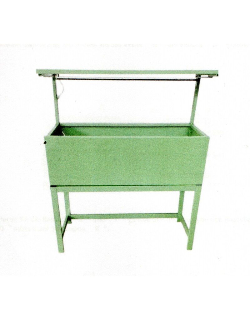 Hochbeet Metall grün mit Dach und Bewässerungssystem 2784-02