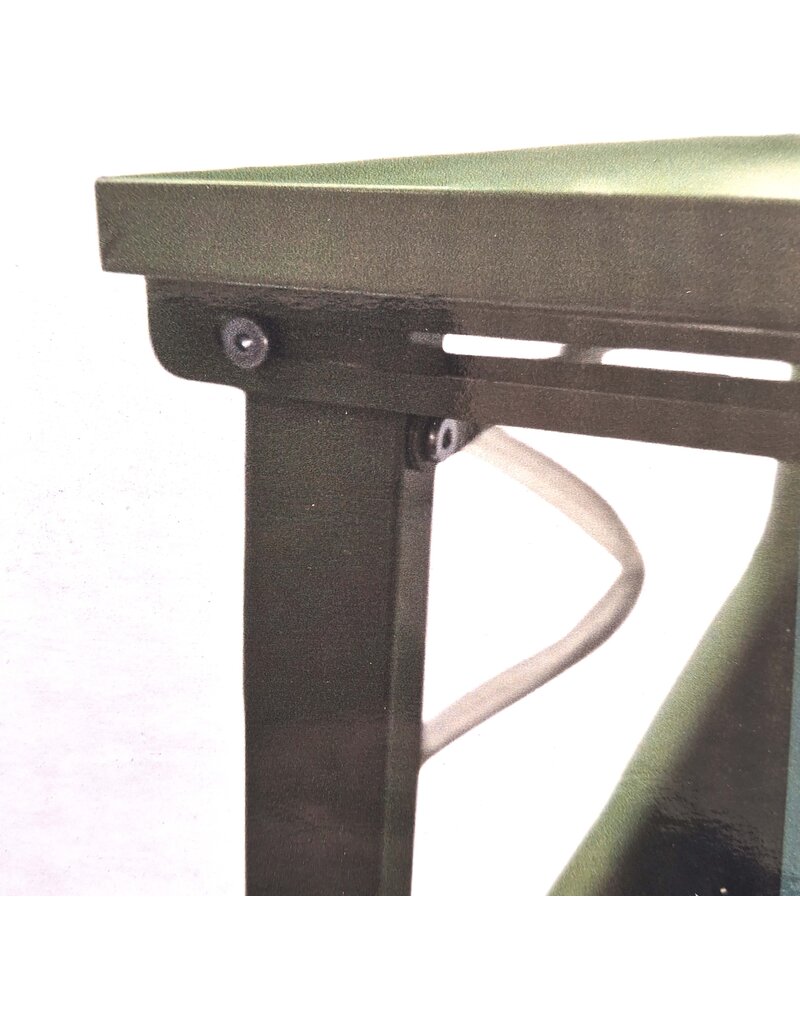 Hochbeet Metall grün mit Dach und Bewässerungssystem 2784-02