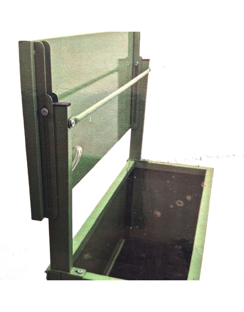 Hochbeet Metall anthrazit für Balkon mit Dach und Bewässerungssystem 2802-01