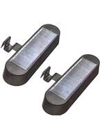 LED Solar Dachrinnenleuchte Dachrinnen Leuchte 2er Set schwarz 70385