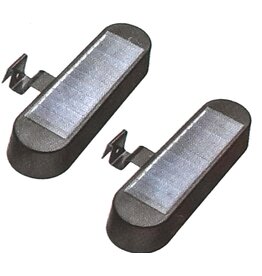 HI 70385 LED Solar Dachrinnenleuchte Dachrinnen Leuchte 2er Set schwarz